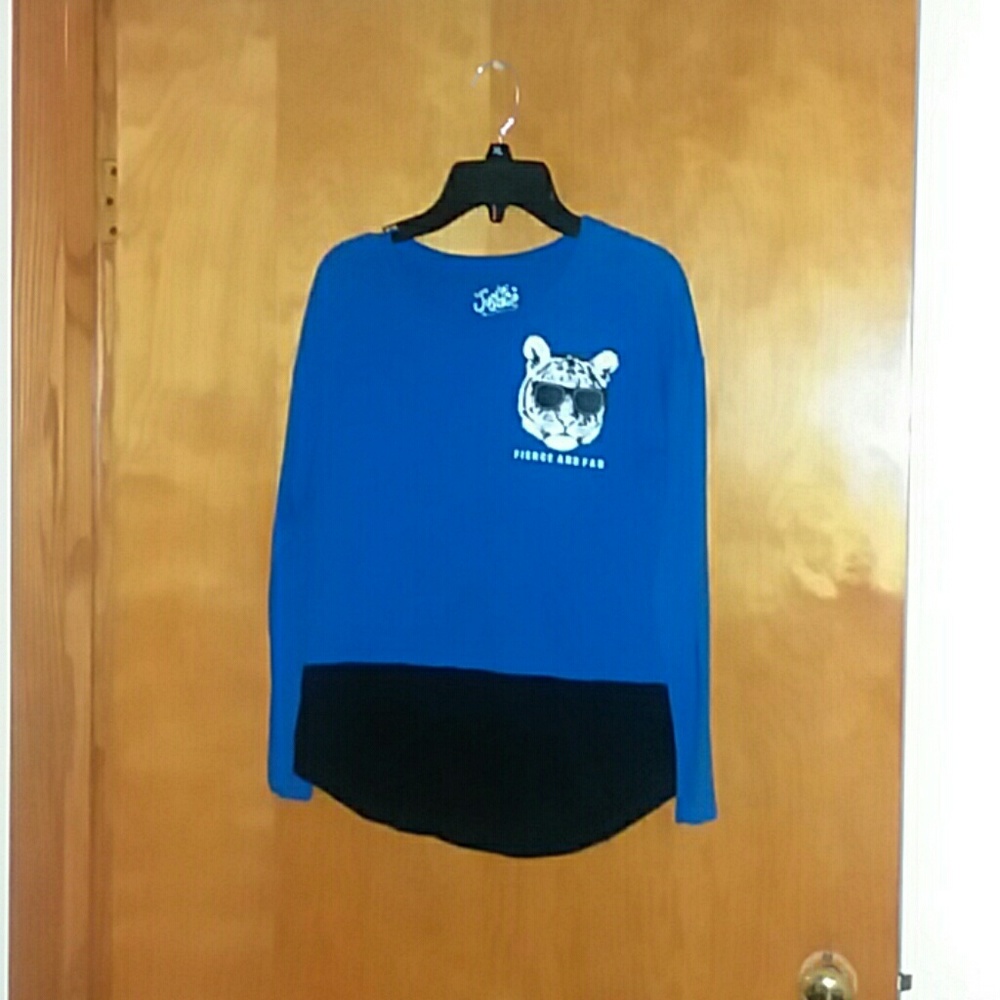Girl's Long Sleeve Top Justice Sz. 12